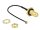 Delock Antenna kábel SMA jack válaszfal > MHF/U.FL-LP-068 kompatibilis dugó 100 mm fröccsenésbiztos
