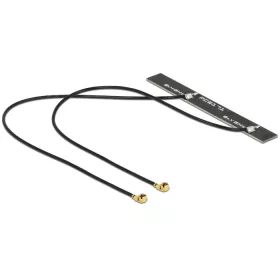   Delock Twin Antenna WLAN MHF/U.FL-LP-068 Compatible Plug 802.11 ac/a/h/b/g/n 5 dBi 2x 150 mm PCB (88983)
