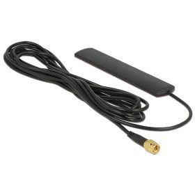   Delock LTE antenna SMA 3 dBi 3 dBi mindenirányú Fix Fekete Ragasztós szerelésű Fekete (88987)
