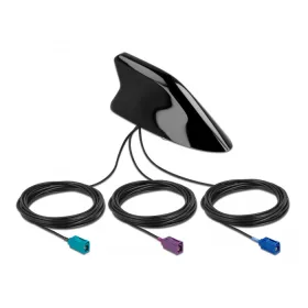   Delock Shark Fin Antenna mit LTE + WLAN + GNSS többsávos antenna (89014)