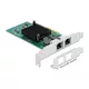 DeLock 89021 2x Gigabit PCIe hálózati kártya