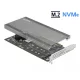 Delock PCI Express x16 kártya - 4 x belső NVMe M.2 M-kulcsok