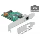 Delock PCI Express x1 kártya 1 x 2,5 Gigabites LAN PoE kártyára