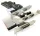 Delock DL89177 PCI Express kártya  -> 4 db soros port + 1 db párhuzamos port