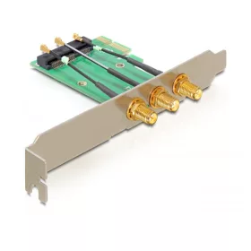   Delock PCI Express kártya > Mini PCI Express + 3 RP-SMA port