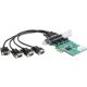 DeLock 4x Soros port bővítő kártya PCI-E (89335)