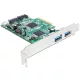 DeLock 2xUSB3.0 2xSATA bővítő kártya PCI-E (89359)