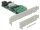 Delock PCI Express-kártya > Hibrid 3 x belső SATA 6 Gb/s + 1 x belső mSATA (89371)