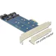 DeLock 2x M.2 bővítő kártya PCI-E (89374)