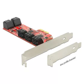 DeLock 10xSATA bővítő kártya PCI-E (89384)