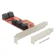 DeLock 10xSATA bővítő kártya PCI-E (89384)
