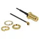 Delock Antennakábel SMA jack válaszfal > MHF/U.FL-LP-068 kompatibilis dugó 70 mm