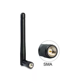 DeLock WLAN antenna 802.11 ac/a/b/g/n fekete (89437)