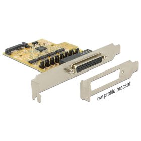 DeLock 4x Soros port bővítő kártya PCIe (89447)