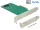 Delock PCI Express x4 Kártya > 1 x belső NVMe M.2 Key M 110 mm - alacsony profilú, 39 Gbps