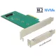 Delock PCI Express x4 Kártya > 1 x belső NVMe M.2 Key M 110 mm - alacsony profilú, 39 Gbps