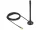 Delock Antenna ISM 433 MHz SMA 2 dBi 2 m RG-174 mindenirányú, fix mágneses alap fekete (89490)