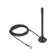 Delock Antenna ISM 433 MHz SMA 2 dBi 2 m RG-174 mindenirányú, fix mágneses alap fekete (89490)