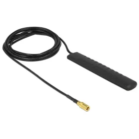   Delock DAB+ DVB-T2 antenna SMB dugó 20 dBi aktív mindenirányú fekete öntapadós rögzítéssel (89497)