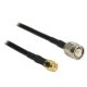 Delock antenna kábel TNC dugó > SMA dugó RG-58 C/U 2,5 m