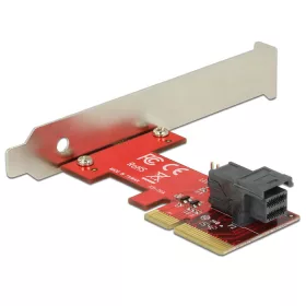  Delock PCI Express x4-kártya > 1 x belso SFF-8643 NVMe   alacsony profilú formatényezo