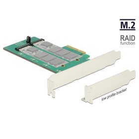 DeLock 2x M.2 bővítő kártya PCI-E (89536)