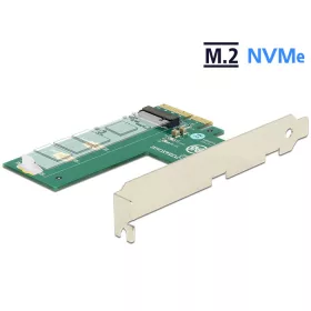   Delock PCI Express x4 kártya > 1 x belső NVMe M.2 kulcsos M - keresztformátumú M-kulcs