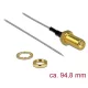 Delock Antennakábel SMA jack válaszfal > nyitott végű, ónozott 1.37 , 94.8 mm menethossz 10 mm