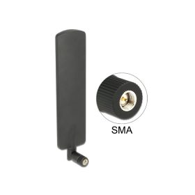   Delock LTE antenna SMA-dugó 2 dBi mindenirányú, dönthető csatlakozással (fekete színű) (89604)
