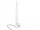 Delock WLAN 802.11 b/g/n Antenna MHF dugó 3 dBi irányított, 1.13 12 cm, flexibilis, klipsz, fehér (89619)