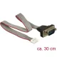 Delock kábel soros pin header anya > 1 x RS-232 DB9 apa 2 mm-es osztású elrendezés: sodrott (89632)