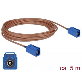   Delock Antenna kábel FAKRA C-hüvely > FAKRA C-hüvely RG-316 5 m