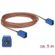 Delock Antenna kábel FAKRA C-hüvely > FAKRA C-hüvely RG-316 5 m