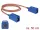Delock Antenna kábel FAKRA C-hüvely > FAKRA C-hüvely RG-316 50 cm