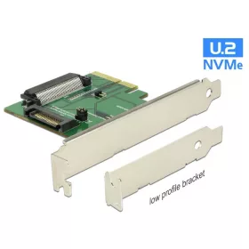   Delock PCI Express x4 Kártya > 1 x belső U.2 NVMe SFF-8639 hüvely (89672)