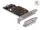 Delock PCI Express x8 kártya - 2 x belső NVMe M.2 Key M - elágazás - alacsony profilú formatényező (89837)
