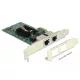 DeLock 89944 2 portos Gigabit hálózati PCIe kártya
