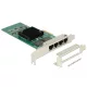 Delock PCI Express Kártya > 4 x Gigabit LAN