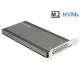 Delock PCI Express x16 kártya - 2 x belső NVMe M.2 M-kulcsok