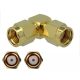 Delock Adapter RP-SMA-dugó apa RP-SMA-dugó 90  3 GHz