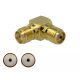 Delock Adapter, SMA csatlakozóhüvely apa SMA csatlakozóhüvely 90  3 GHz (89964)