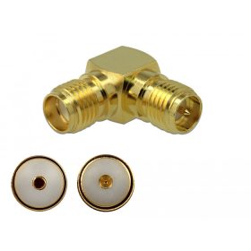   Delock Adapter, SMA csatlakozóhüvely apa RP-SMA csatlakozóhüvely 90  3 GHz (89965)