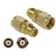 Delock Adapter RP-SMA-dugó apa SMA csatlakozóhüvely 10 GHz (89976)