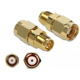   Delock Adapter RP-SMA-dugó apa RP-SMA csatlakozóhüvely 10 GHz