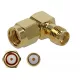 Delock Adapter RP-SMA-dugó apa SMA csatlakozóhüvely 90  10 GHz