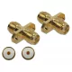 Delock Adapter, SMA hüvely apa SMA hüvely, panelrögzítés 10 GHz (89980)
