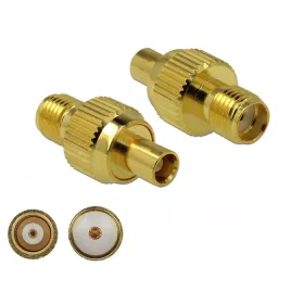   Delock Adapter, SMA csatlakozóhüvely apa MCX csatlakozóhüvely 3 GHz (89988)