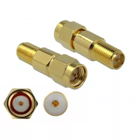   Delock Adapter SMA-dugós csatlakozó apa RP-SMA-csatlakozóhüvely 3 GHz (89991)