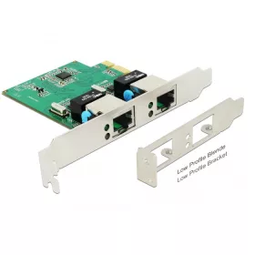 DeLock 2x Gigabit PCIe hálózati kártya (89999)