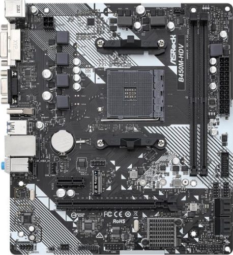 ASRock B450M-HDV R4.0 Alaplap
